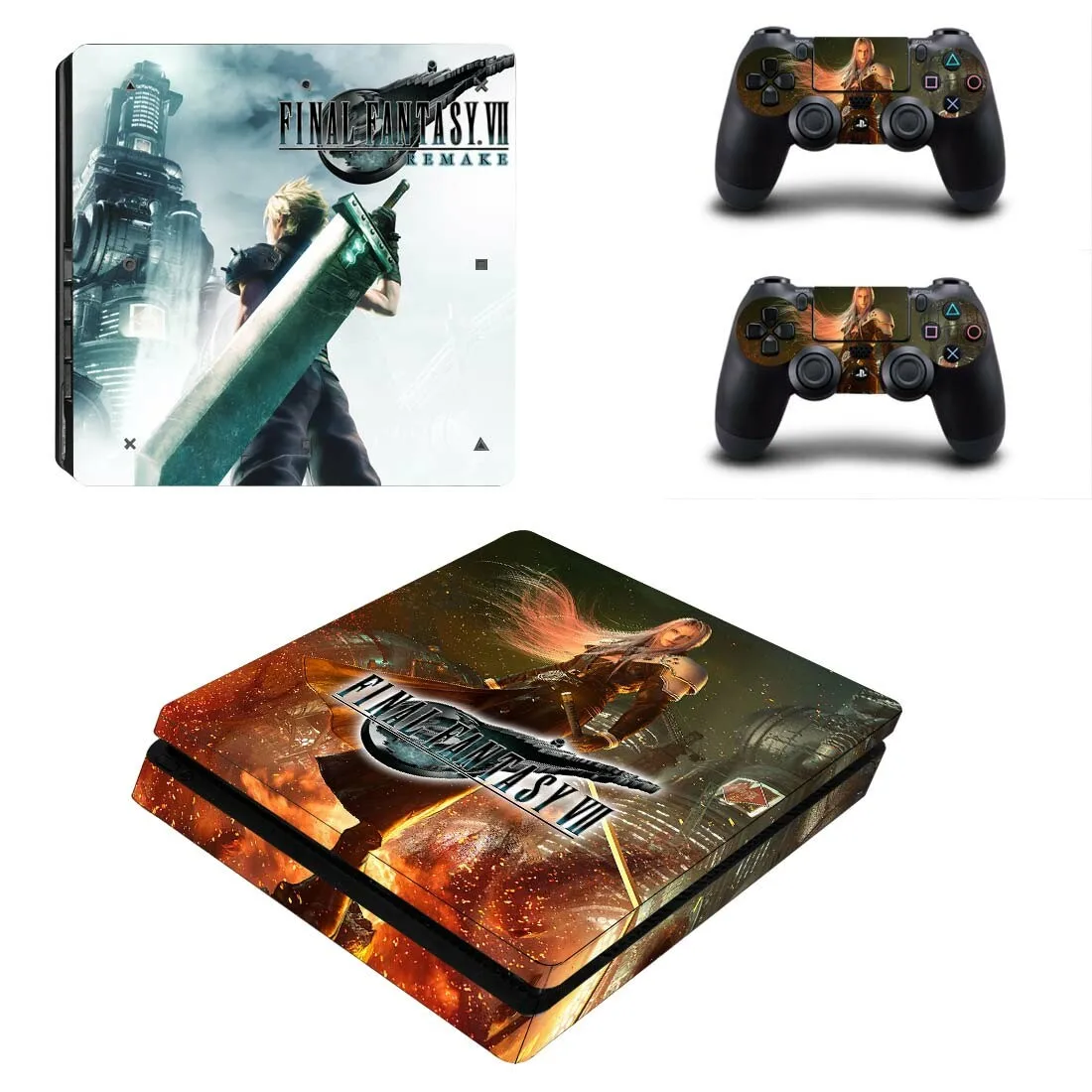 Тонкая наклейка для консоли PS4 финальная фантазия защитная обложка Slim & наклейки