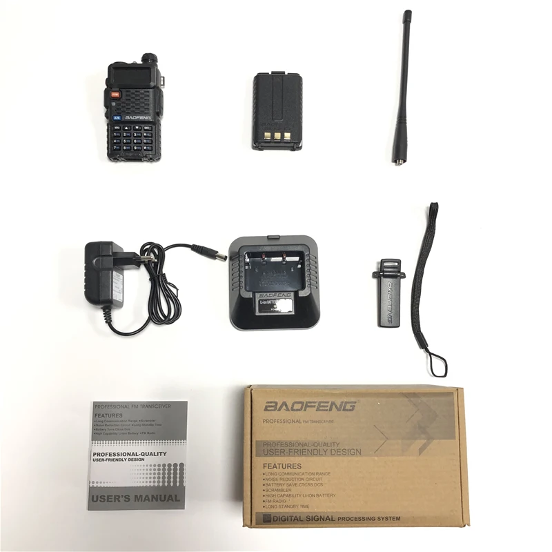 

New Baofeng Radio BF-F8+ Walkie Talkie 2Way Ham Radios Walkie-talkies 5W VHF UHF Dual Band Long Distance Handheld Hf Transceiver