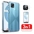 Чехол для объектива камеры realmi c21, прозрачное Силиконовое ударопрочное стекло для oppo realme c21 c 21