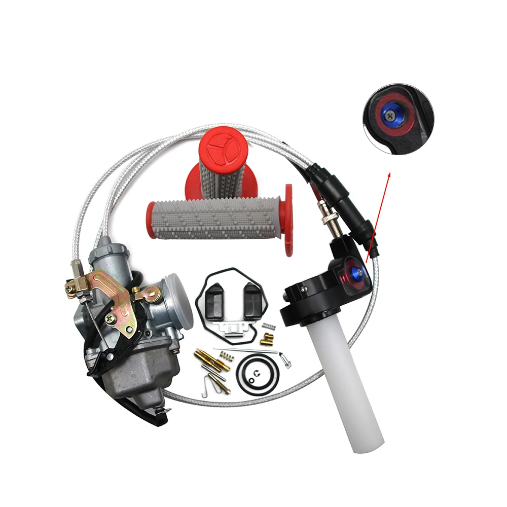 Карбюратор ALconstar Keihin Auto PZ30 30 мм + комплекты для ремонта рукоятка ручки дроссельной