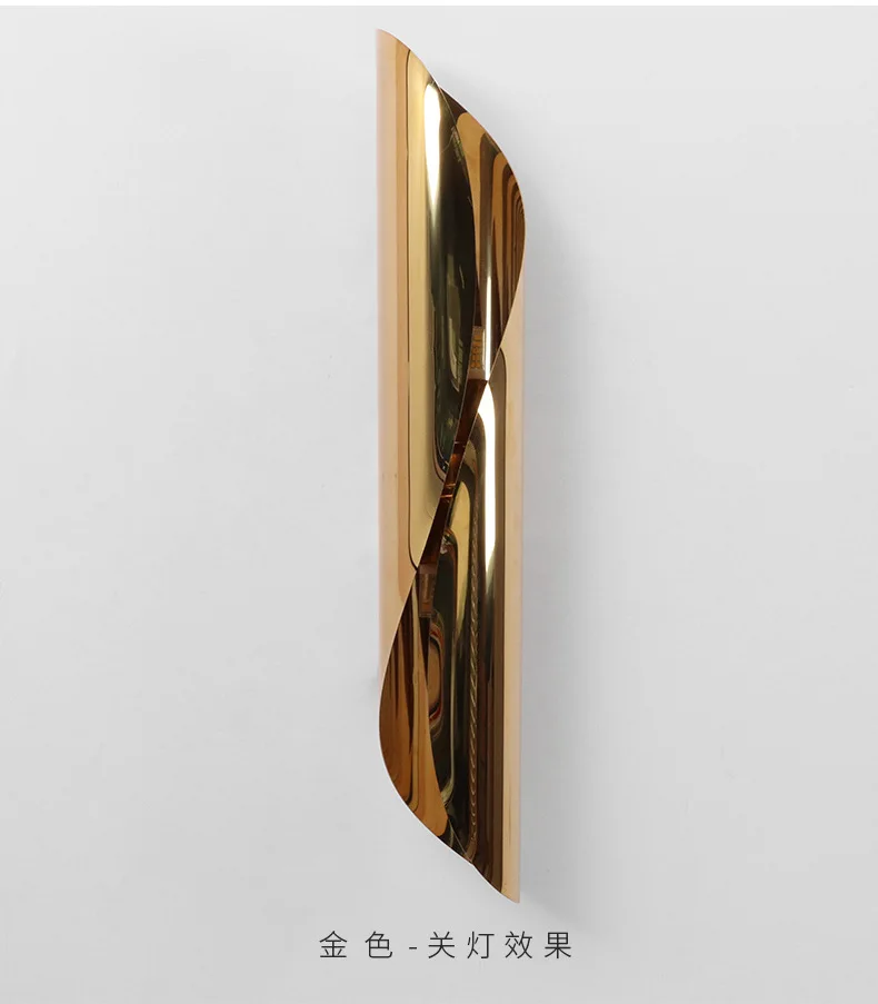 Скандинавский современный простой прикроватный настенный светильник для гостиной, креативная индивидуальная проходной бра для ресторана, настенные светильники