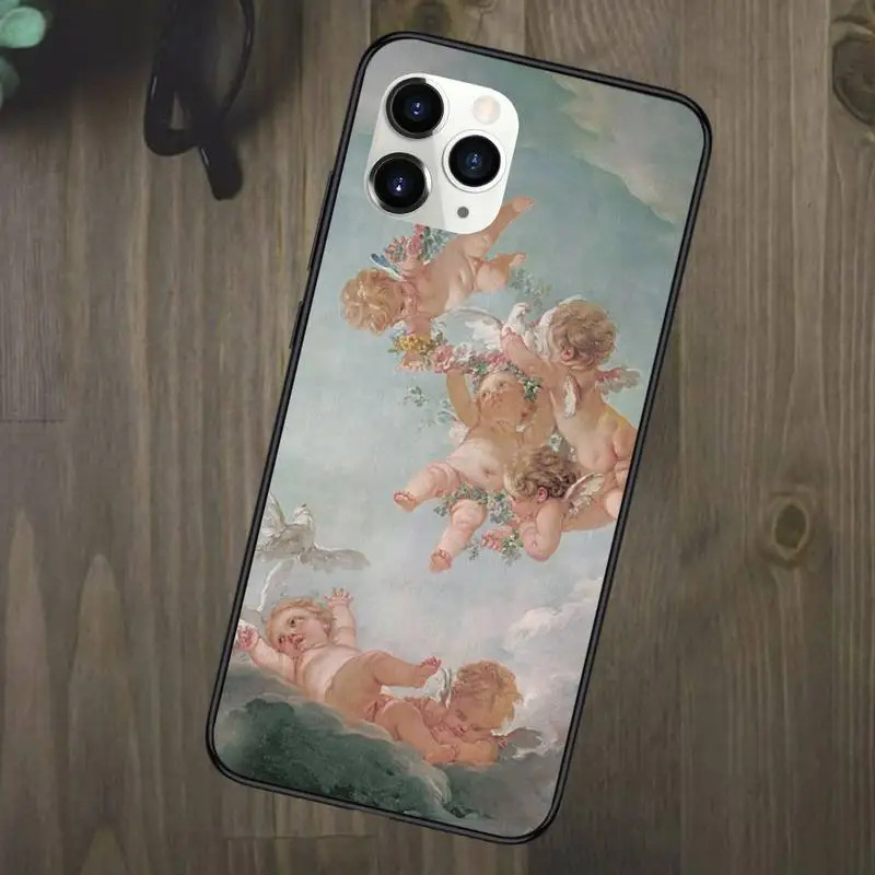 

angel cute Phone Case for iPhone 11 12 mini pro XS MAX 8 7 Plus X XS XR