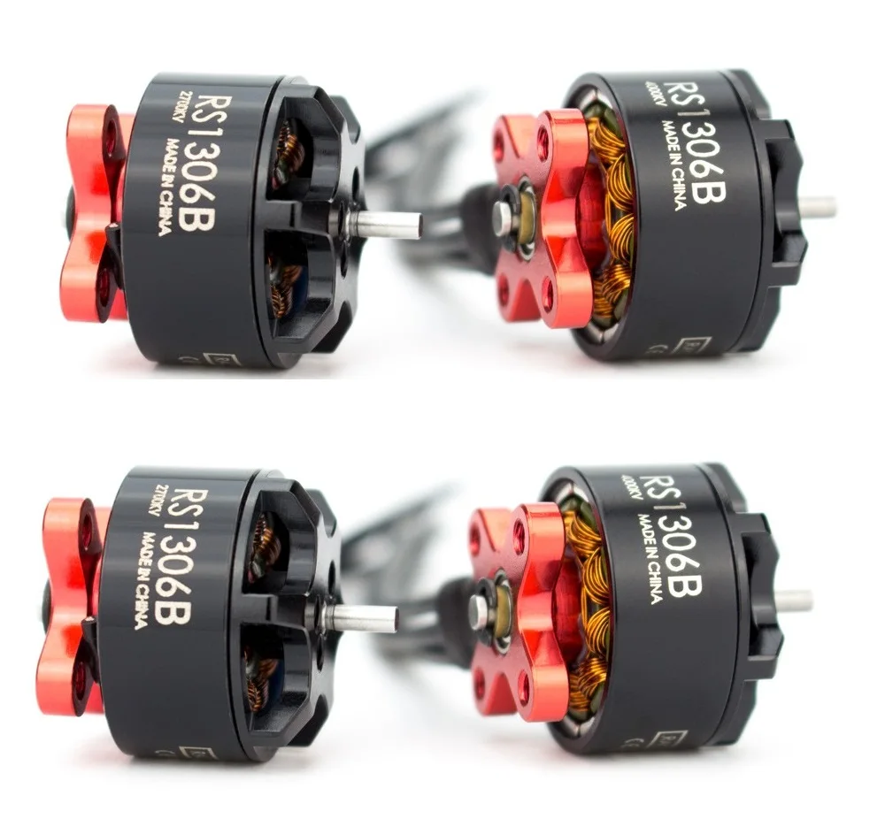 4 шт. EMAX 1306 RS1306 версия 2 RS1306B 2700KV/4000KV бесщеточный двигатель 3 4S для RC MultiRotor Fpv Racing Drone
