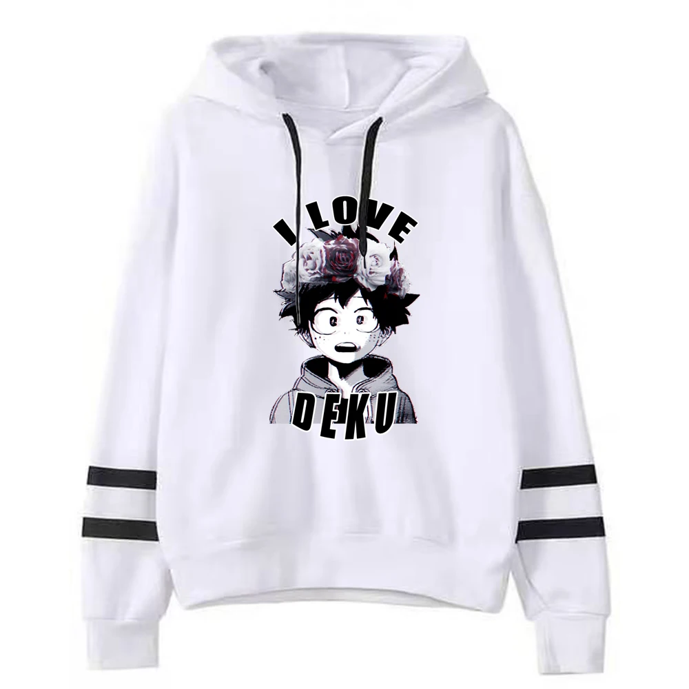 

Толстовка с надписью «I Love Deku» для женщин и мужчин, Модный свитшот, пуловер моя геройская академия, свободные топы