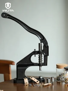 Ручной инструмент для установки кнопок WUTA, штамповка без звука, кнопка, защелка, застежки, ушко, Ручной пресс-машина, инструменты для домашнего творчества, форма