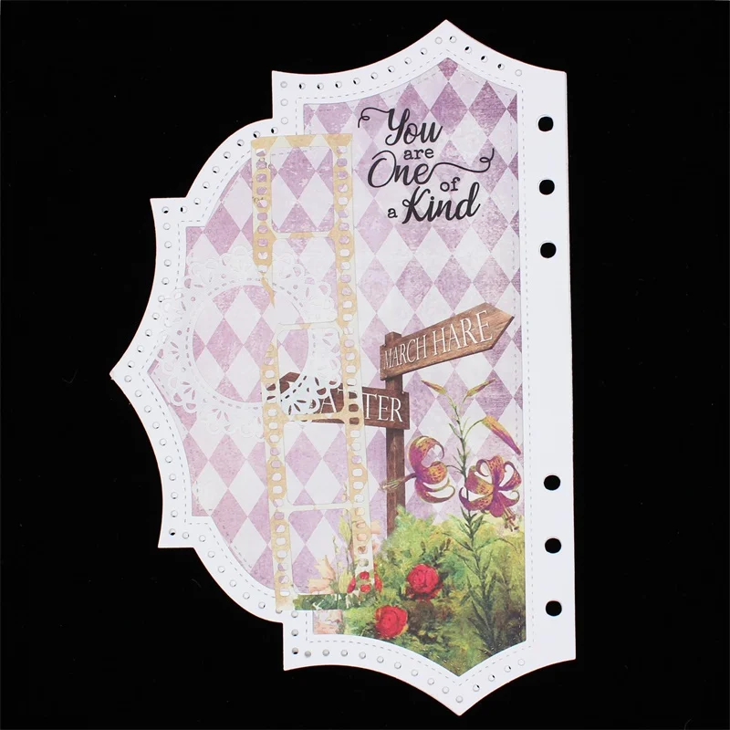 ZFPARTY Htiw планировщик штампы металлические трафареты для скрапбукинга/фотоальбома