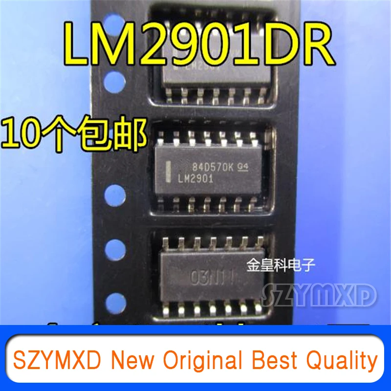

5Pcs/Lot New Original LM2901 LM2901DR LM2901DT Patch SOP-14 four-voltage Comparator Chip In Stock