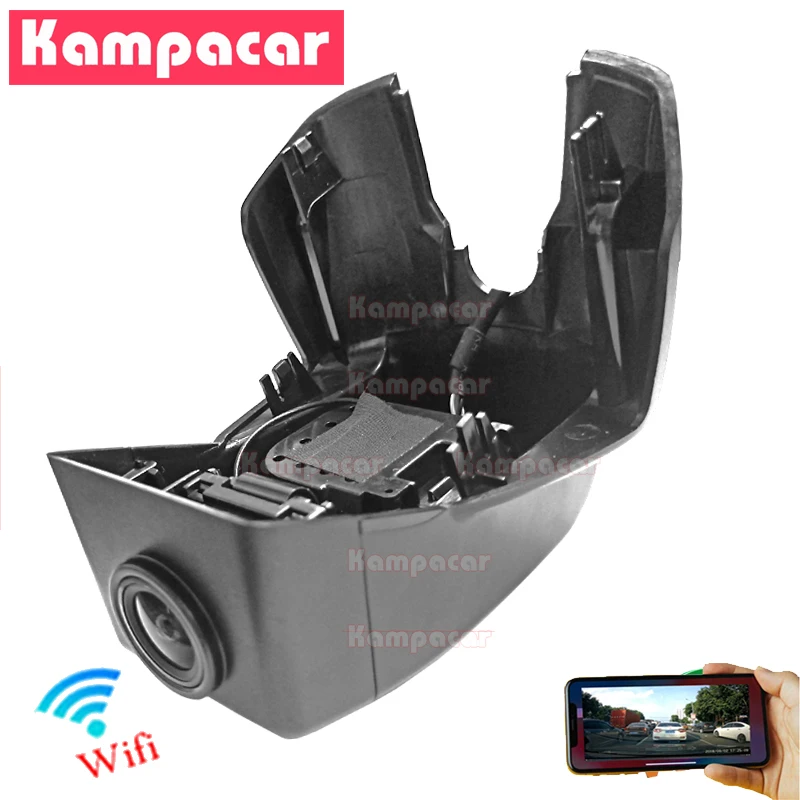 

Автомобильный видеорегистратор Kampacar с Wi-Fi, видеорегистратор для Volvo XC90, T8, XC, 90, 7 мест, D5, T5, T6, B5, B6, 64 мм, Автомобильный видеорегистратор 4K, 2160P