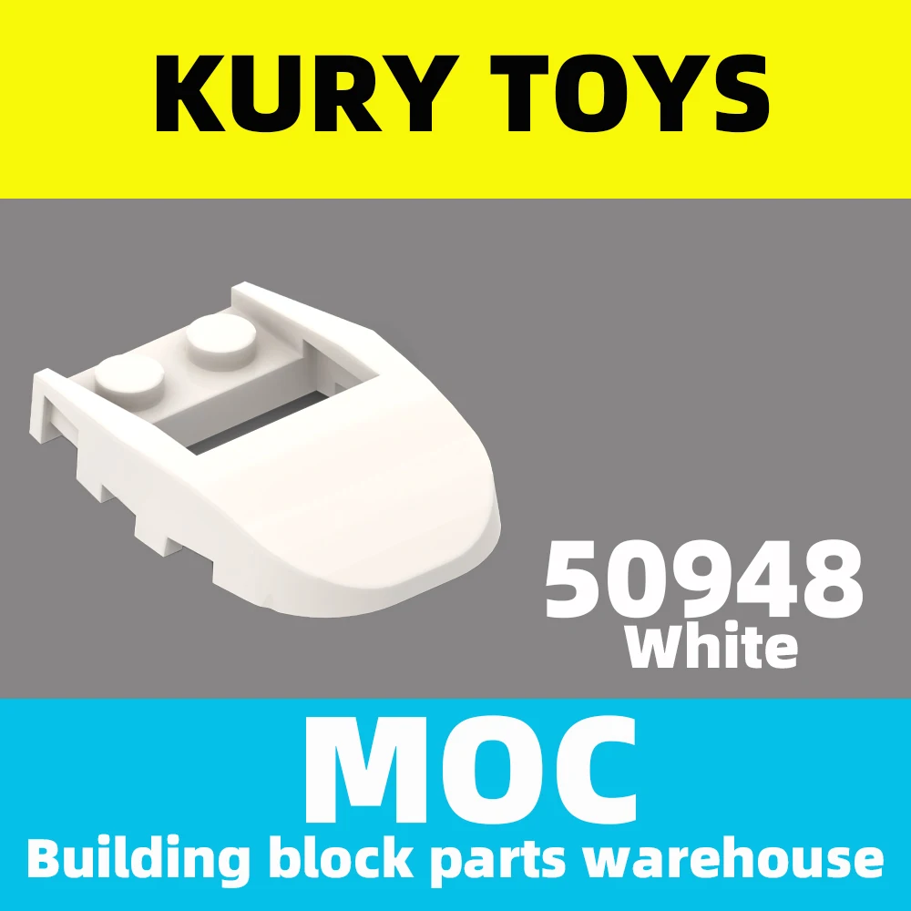 

Kury Toys DIY MOC For 50948 Building block parts For Wedge 4 x 3 Cut Back with Cutout, 2 Studs