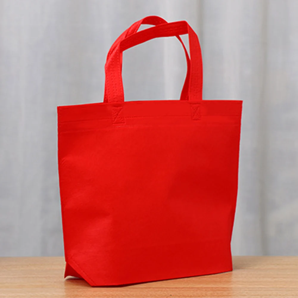 Сумка для покупок 1 шт. однотонная портативная многоразовая большая