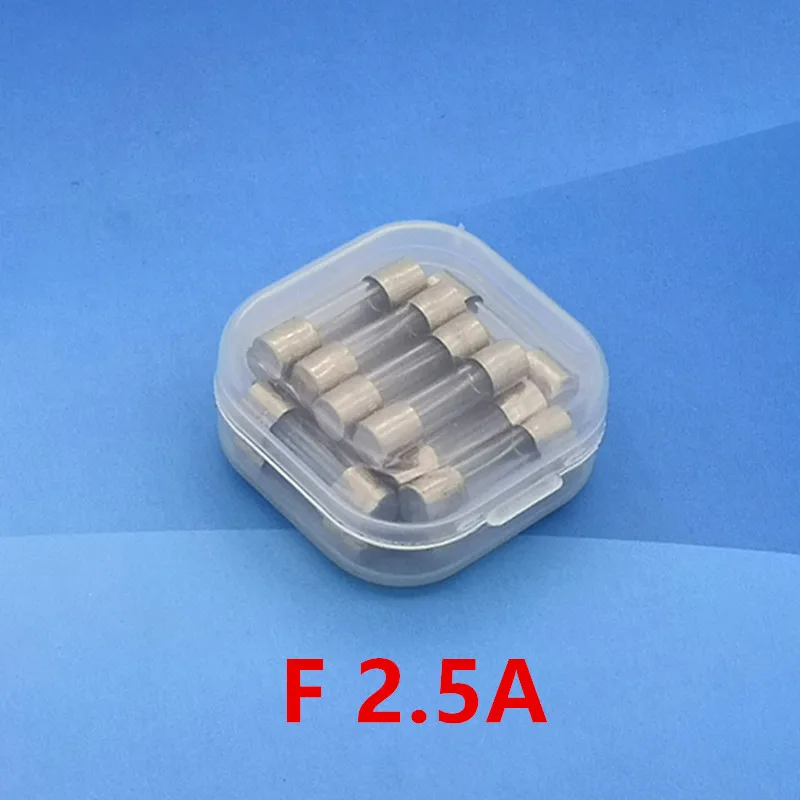 (20 шт./лот) F2.5A 250 в 5x20 мм быстровыдувное стекло трубный предохранитель UL VDE RoHS 2.5A