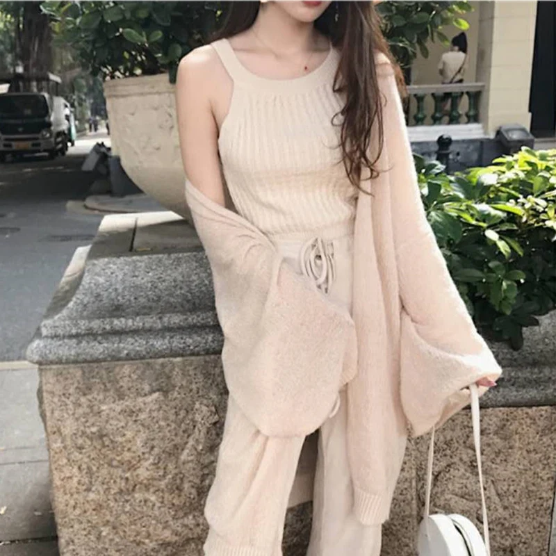 Adohon 2019 женский весенний кашемировый кардиган и летний вязаный длинный Vneck