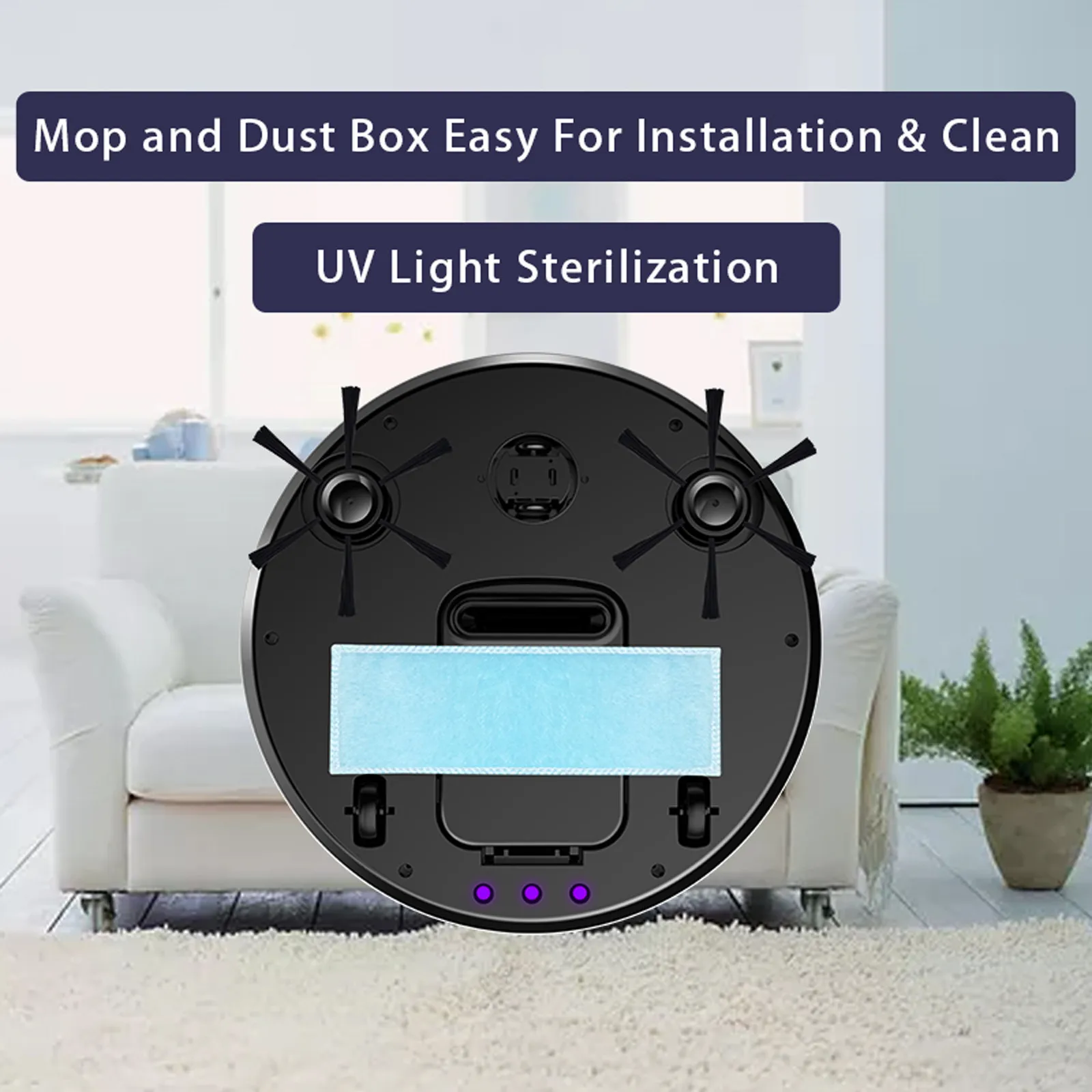 

Smart Cleaning Robot Auto Cleaning Navigation Vacuum Dry Wet Mopping Cleaner