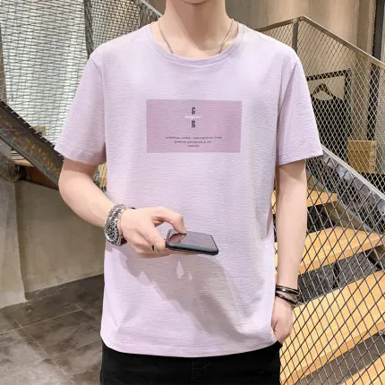 

Summer men's business casual short sleeve t-shirt 8957