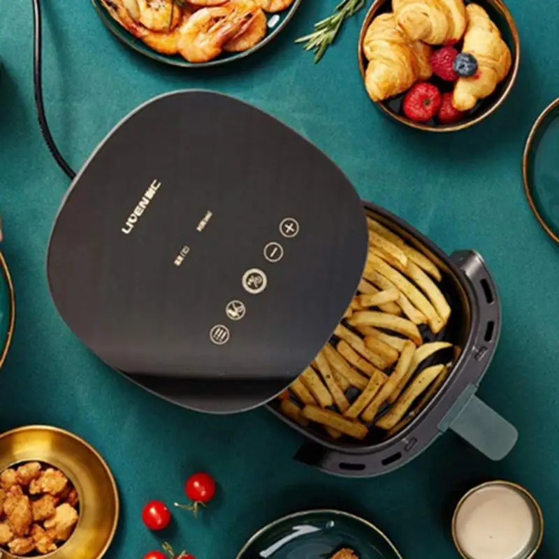 Умная воздушная фритюрница LIVEN для приготовления пищи без масла 1400 Вт мощность 2 5