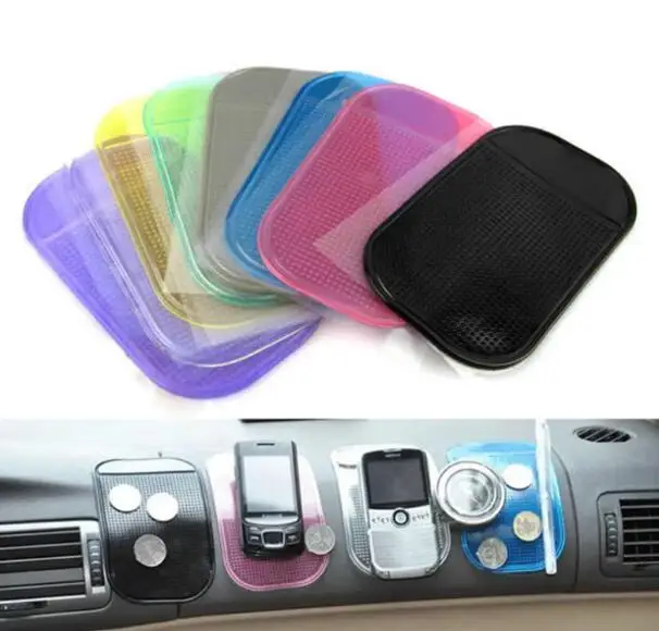 Автомобильный нескользящий коврик 13*7 см автомобильный силиконовый для салона