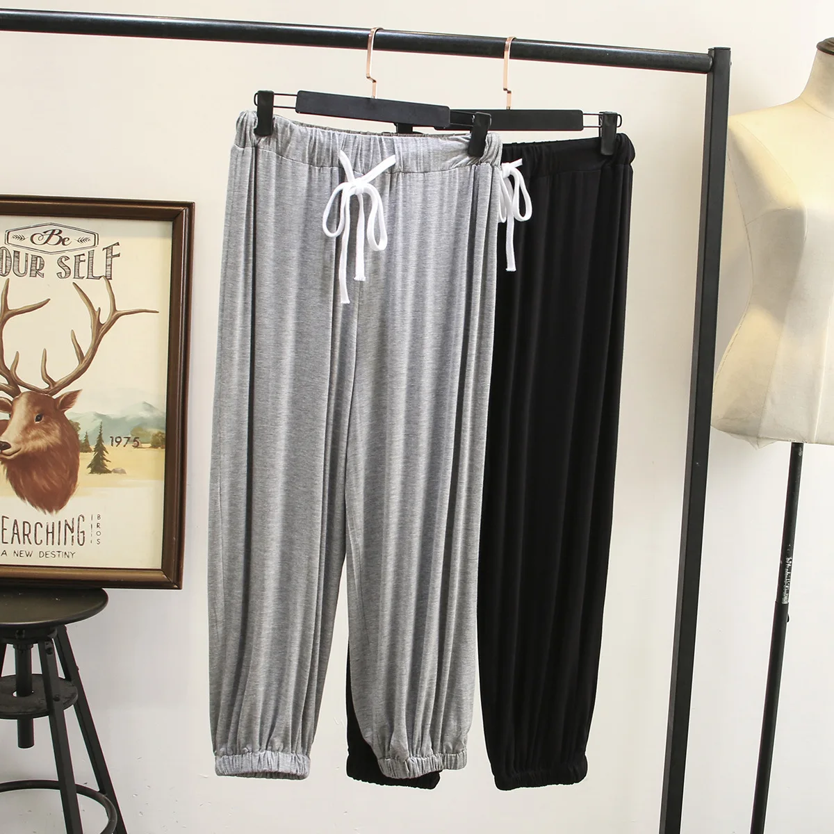 Женские летние брюки женские мягкие удобные эластичные до щиколотки Модные