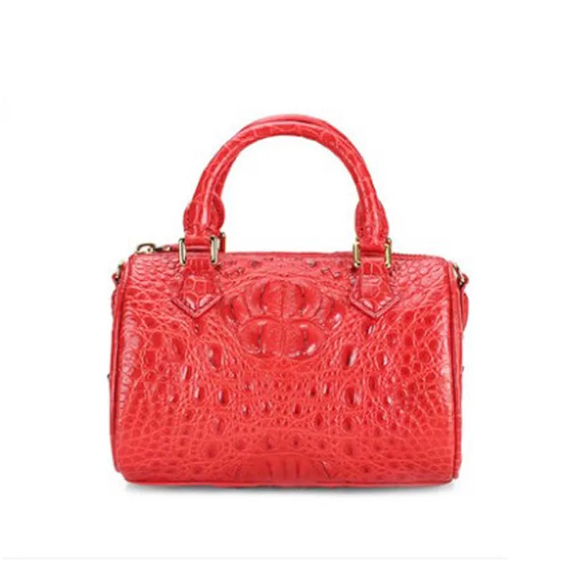 

moben crocodile leather Female handbag mini pillow pack fashion trend Boston women handbag aslant Single shoulder bag