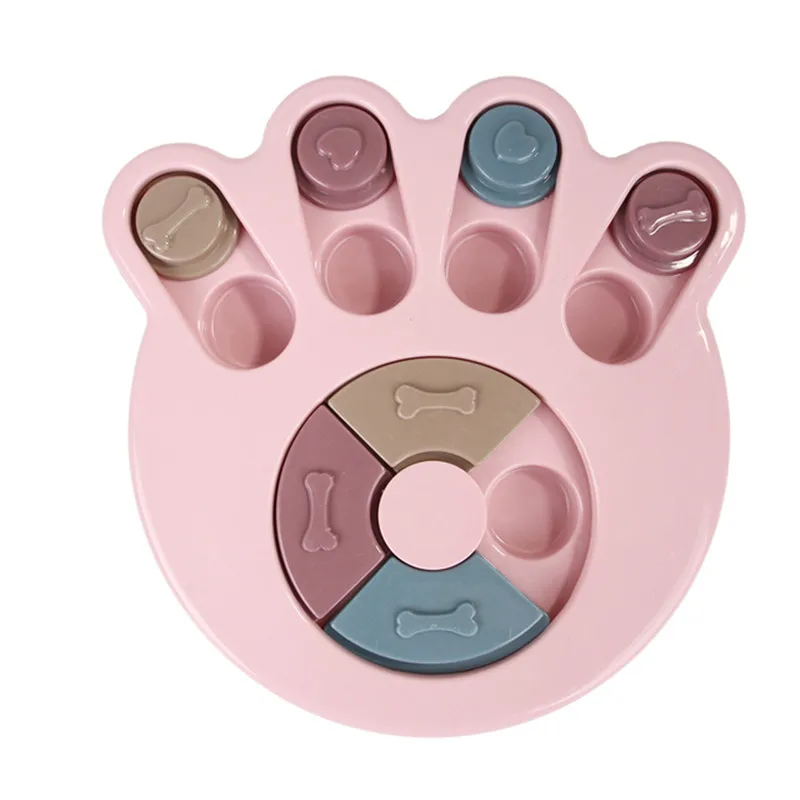 Игрушки-головоломки для собак поворотная доска медленная кормушка обучающая