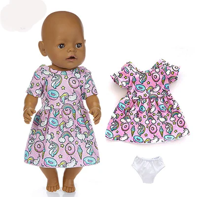 08 Модное платье для 43 см; Zapf Baby Doll; 17 дюймов; куклы для новорожденных; Одежда и аксессуары - Цвет: 08