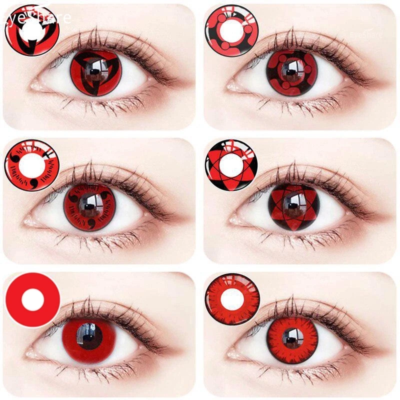 EYESHARE 1 пара большой Диаметр Crazy Косплэй контактные линзы для глаз на Хэллоуин