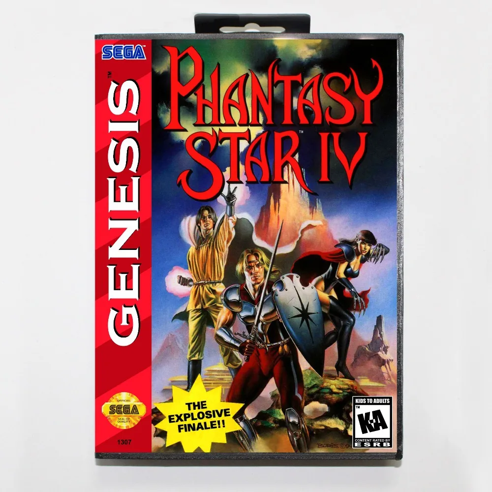 Игровой картридж Phantasy Star IV 16 бит игровая карта MD с розничной коробкой для Sega Mega Drive