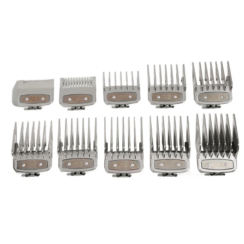 

10PCS Hair Clipper Guide Comb Set for Hair Clippers Limit Combs Clipper Guards