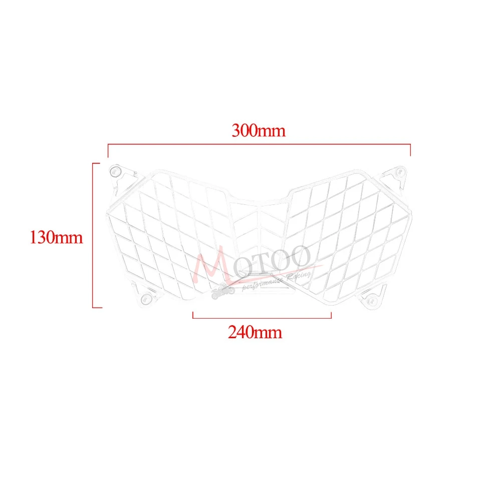 Мотоциклетная Передняя светильник решетка крышка защитный кожух для Triumph ТИГР 800