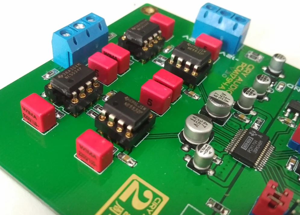 Позолоченный модуль декодирования ЦАП Hi-Fi PCM1794A 24 бит 192k | Бытовая техника
