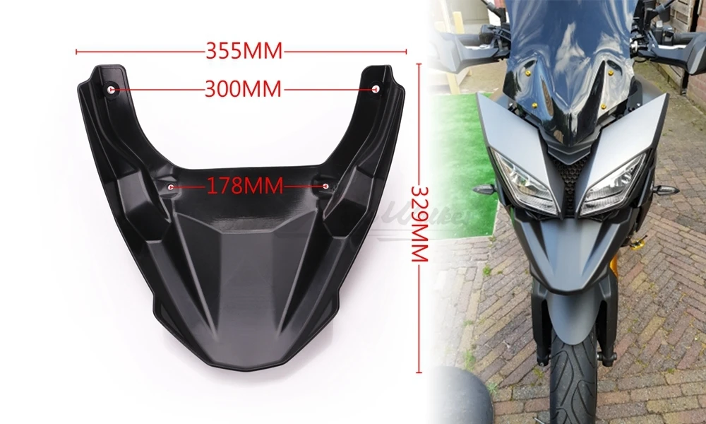 Для Yamaha MT-09 MT09 Tracer FJ-09 переднее колесо мотоцикла крыло клюв нос конус расширение крышка расширитель капот