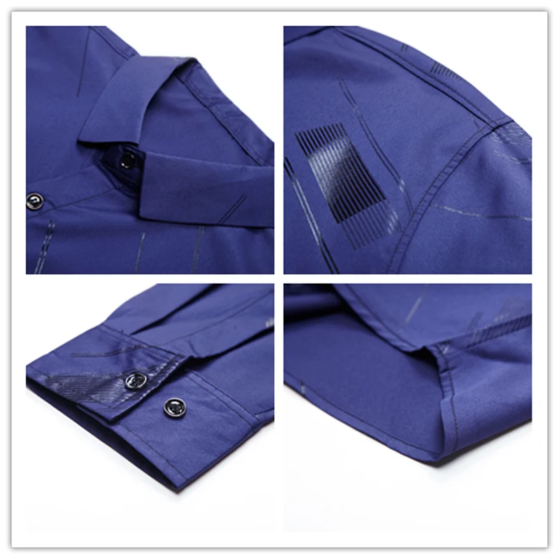 Мужские рубашки с длинным рукавом 2021 Новая повседневная приталенная рубашка