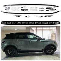 roof rack luggage racks bar for land rover range rover evoque 2012 2018 high quality black silver aluminum auto accessories