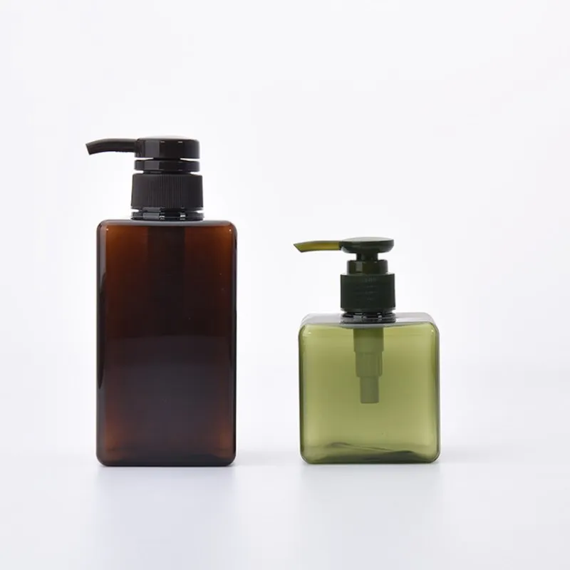 Портативный диспенсер для мыла Ванная комната квадратная Прозрачный флакон