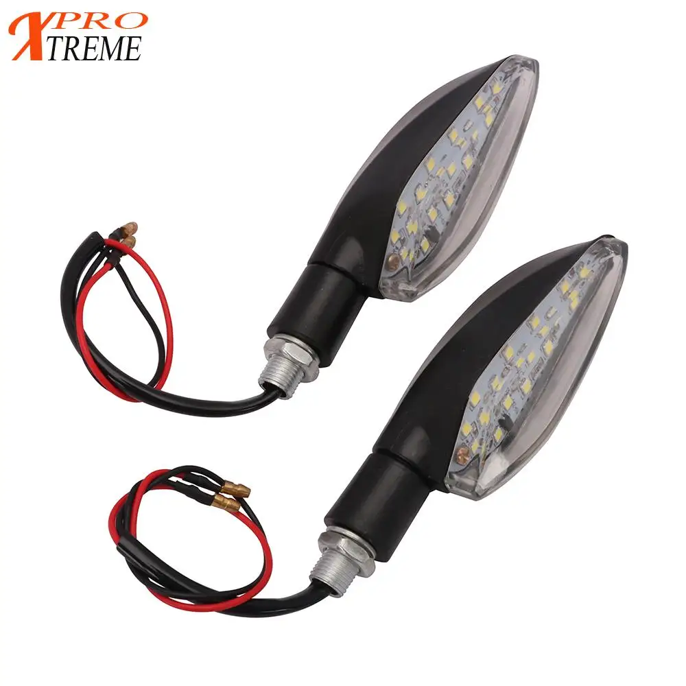 Светодиодная лампа 12 В поворотники для мотоциклов из АБС пластика Kawasaki KTM Honda Suzuki