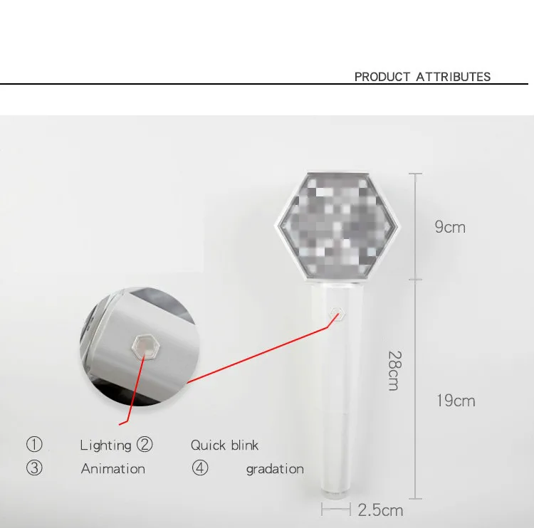 

[MYKPOP]Concert Light Stick 3,0 Fans Supporting Lightstick KPOP Fan Gift Collection E9 SA19083002