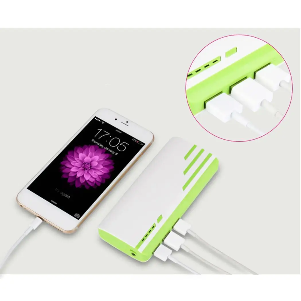 Мини Портативный Легкий USB интерфейс мощность 8000 мА ч банк для жидкого литий