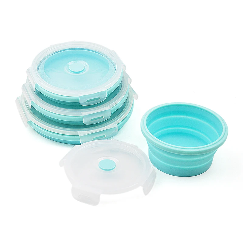 Силиконовый складной контейнер для еды детей и взрослых продуктов миска | Дом сад