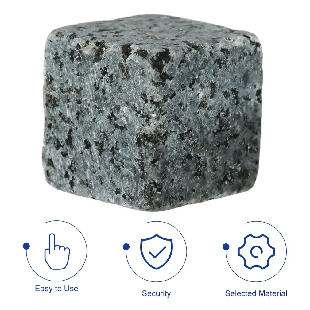 1 шт. натуральные охлаждающие камни для виски потягивающие кубик льда камень