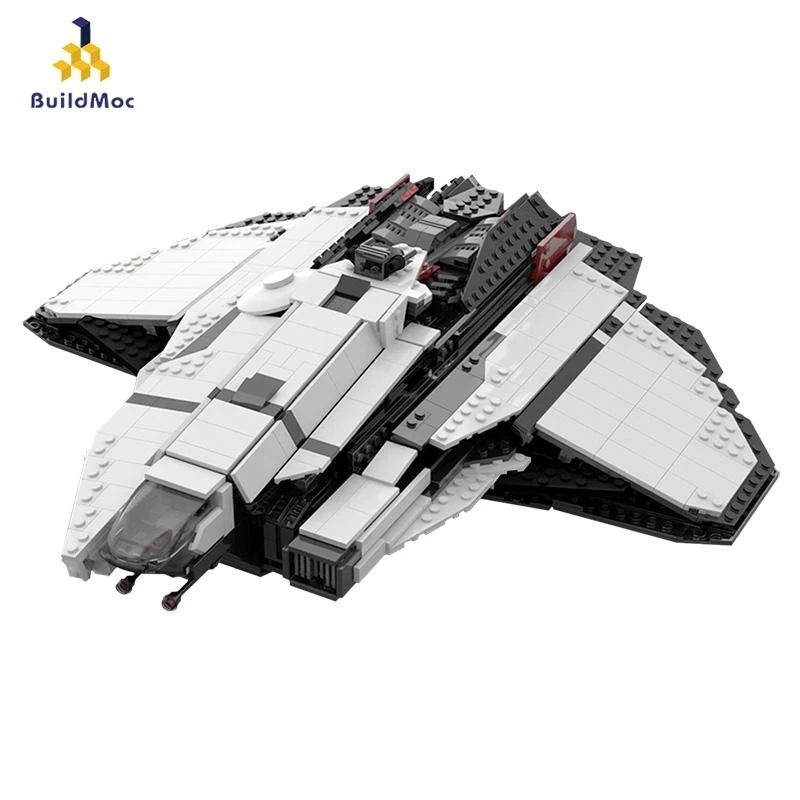 

Buildmoc Звездный фильм Mercury Starrunner Crusader Industries космический корабль модульный боевой корабль строительный блок детская игрушка