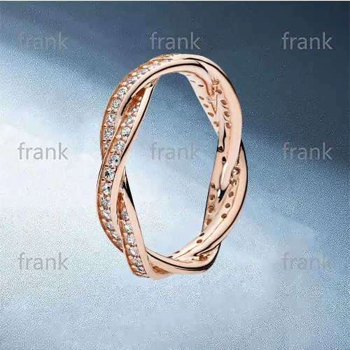 

180892CZ ROSE BRAIDED PAVE RING