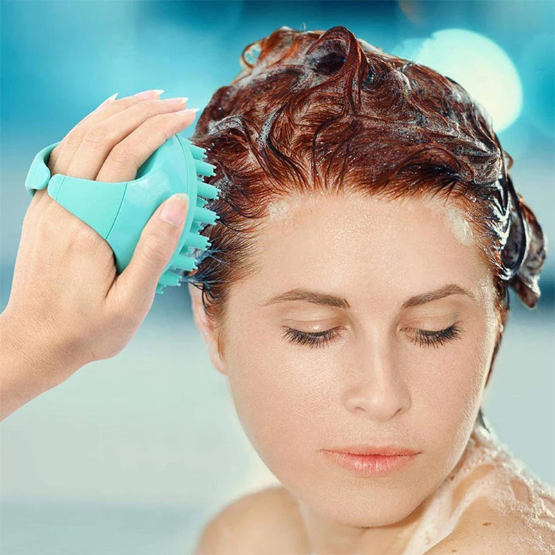 

Anti-dandruff Silicone Massage Comb Scalp Massager Shampoo Brush Hair Washing Exfoliator Brush For All Hair Types of Women Men