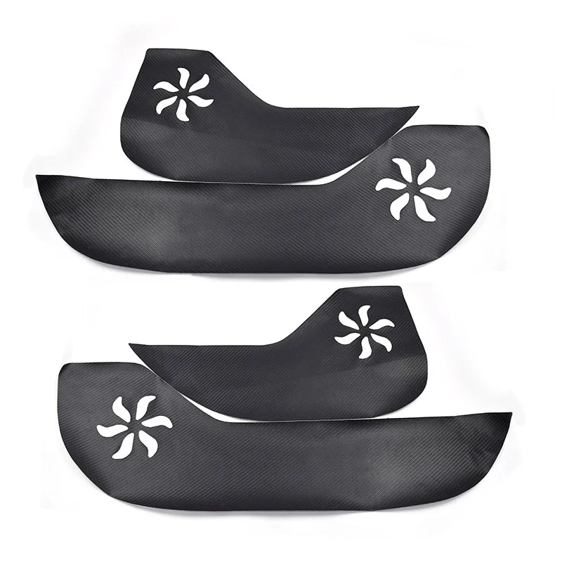 

Vtear для Toyota RAV4 тойота рав 4 2019, 2020 2021 , автомобильная дверь, защита от ударов, наклейки, углеродное волокно, Внутренняя дверь, боковая кромка, пленка, аксессуары，автомобильные товары