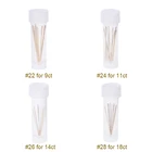 Иглы для ткани для вышивки крестиком, размер 22, 24, 26, 28, 10 шт.