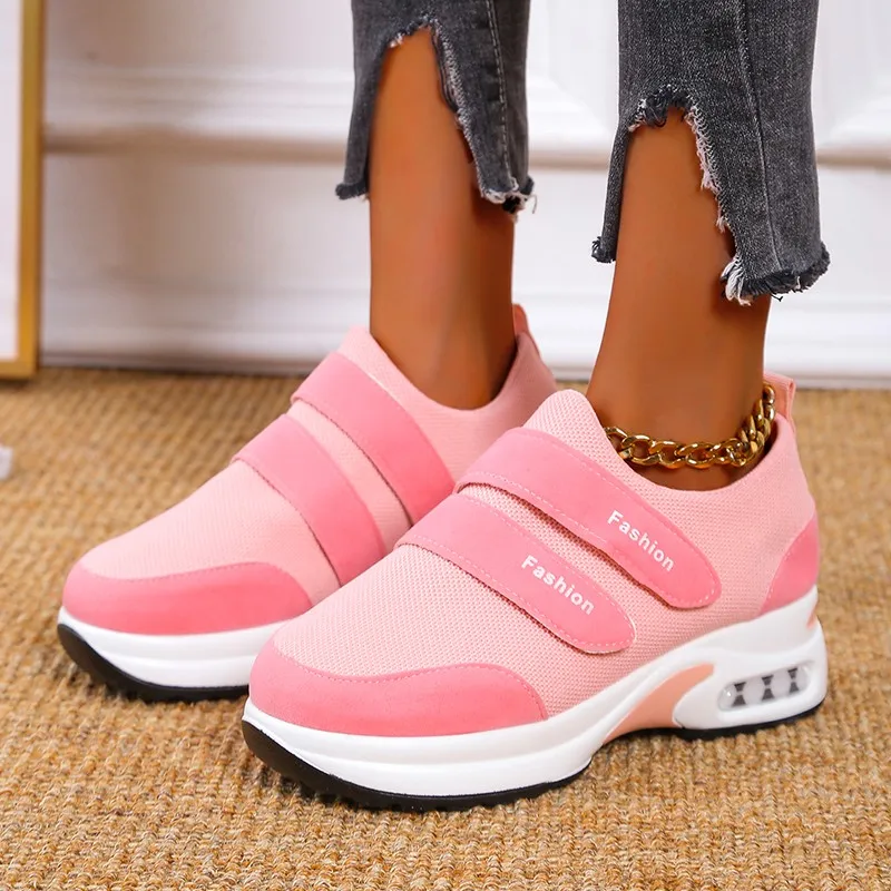 

2021autumn New Women Casual Sneakers Ladies Sport Shoes Breathable Mesh Platform Female Vulcanize Shoes Non Slip Chaussure Femme