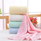 Одеяло для новорожденных из бамбукового хлопка, 6 слоев
