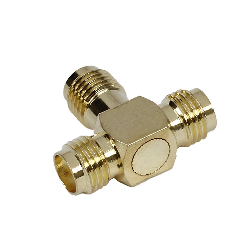 Гнездо SMA для двух разъемов Female Triple T RF Adapter Коннектор 3 way Splitter|Соединители| |