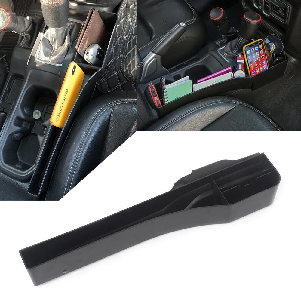 

Коробка для хранения переключения передач автомобиля, черный Органайзер из АБС-пластика, Стайлинг автомобиля для Jeep Wrangler JL, аксессуары 2018 2019 2020