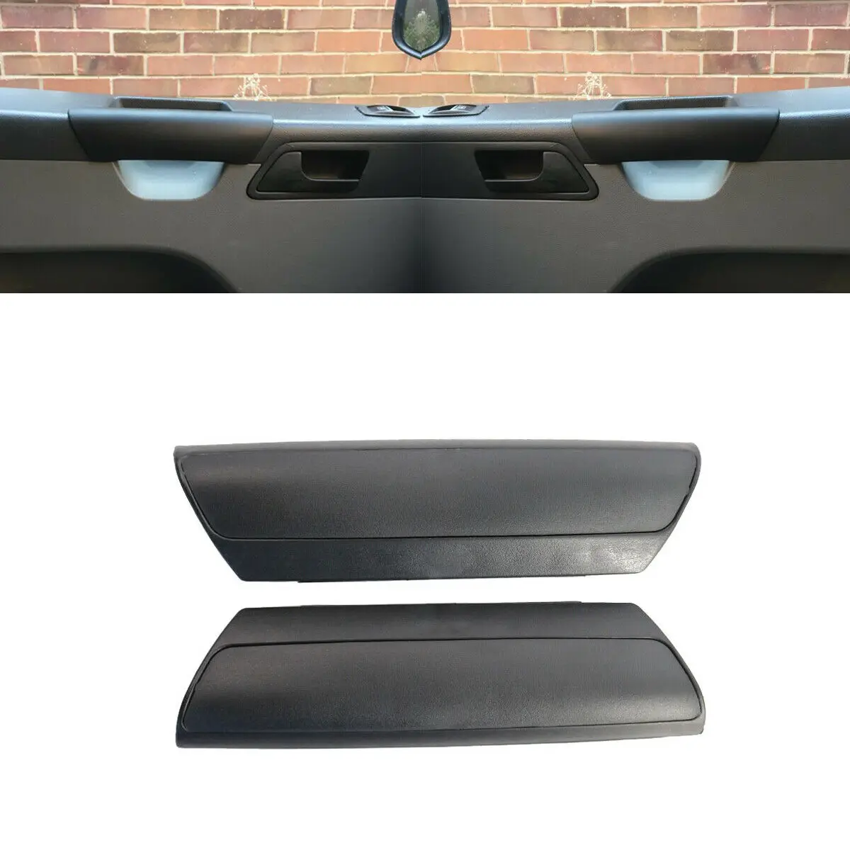 

Front Left+Right Black Door Handle Cover Mount Interior For VW T5 V 2009-2015 Car Accessories Interior Parts Car Products