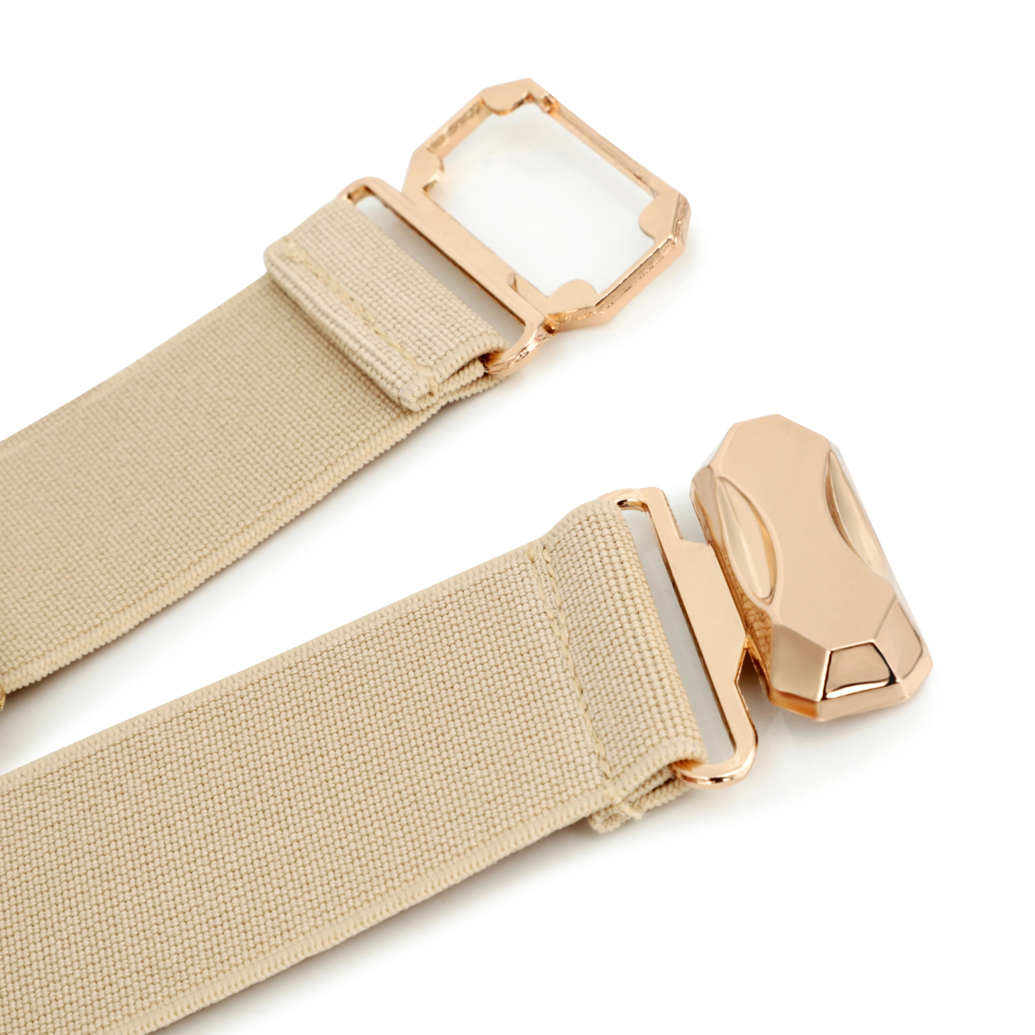 Новый Модный женский пояс эластичный зеркальный металлический блестящий