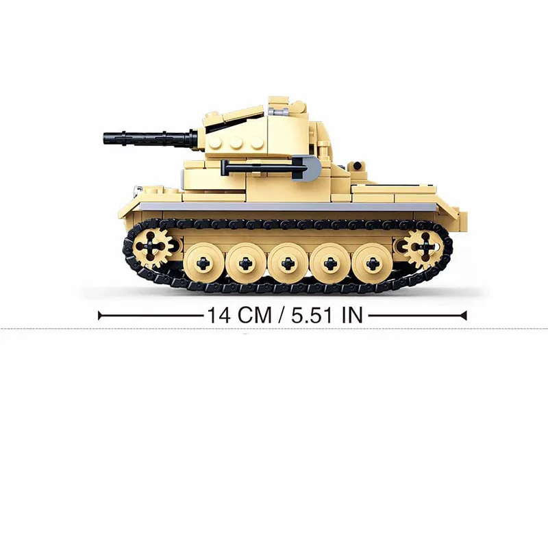 Военная серия мировая война Германия Panzer II Tank soldier оружие DIY аксессуары модель